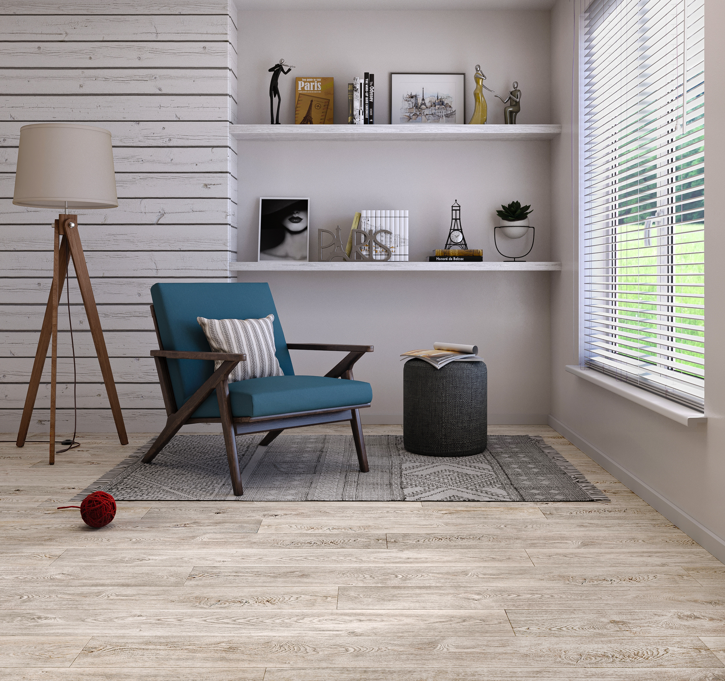 Каменно-полимерные полы My Step Aqua Ривер MSA116