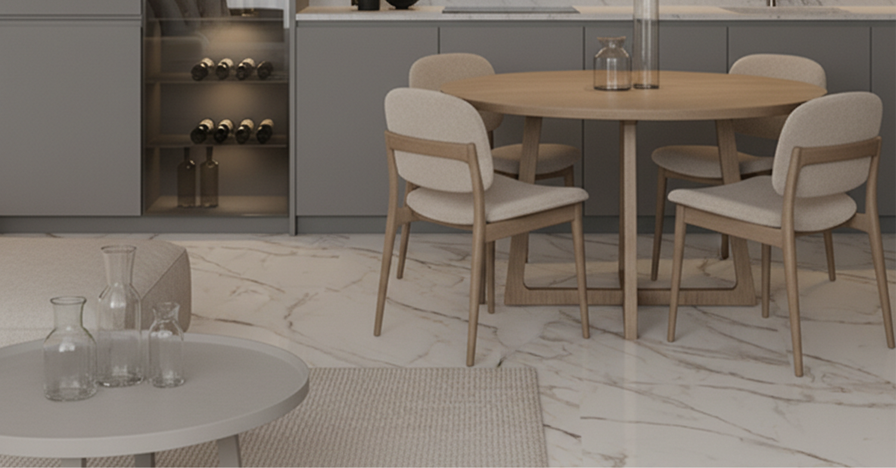 Каменно-полимерные полы My Step Aqua Глатт MSA31