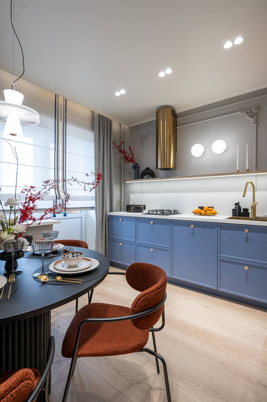 Преображение кухни с кврарц-винилом My Step